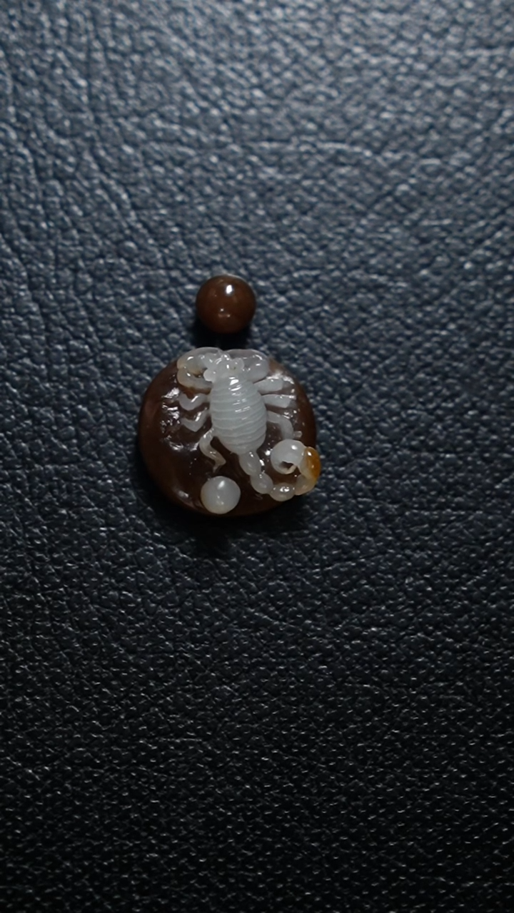 颈饰未镶嵌和田玉吾***昜独霸财富