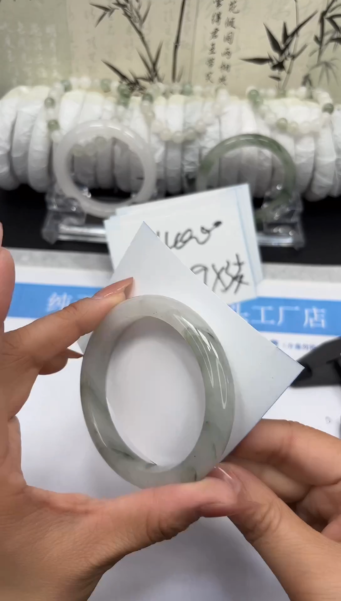 未镶嵌手镯石英质玉A188-57/58/59