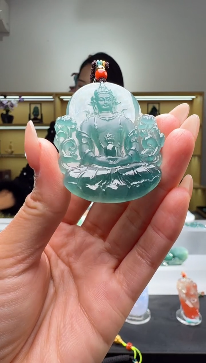 吊坠(不含链)未镶嵌翡翠度母