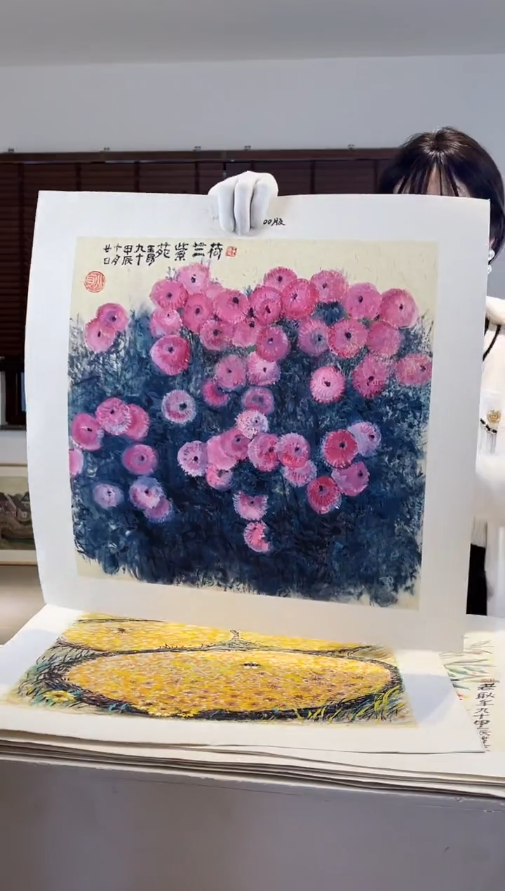 【闪购商品】版画限量亲签盖章版画S