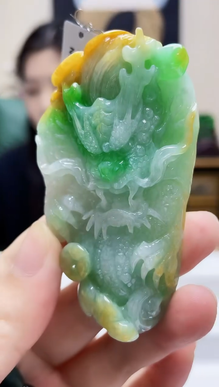 未镶嵌定制翡翠吊坠65