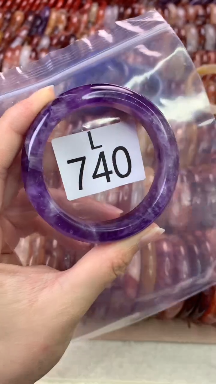 【闪购商品】水晶水晶手镯L未镶嵌740-53