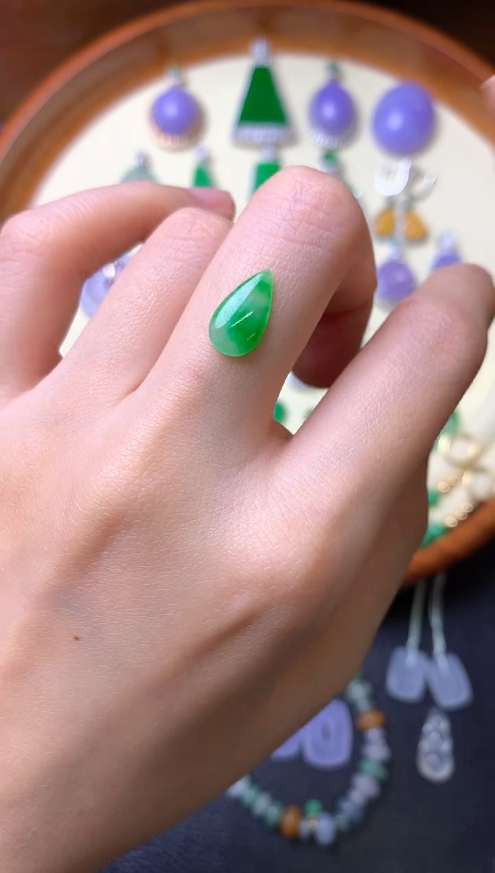 【闪购商品】定制翡翠未镶嵌裸石（镶嵌定制）