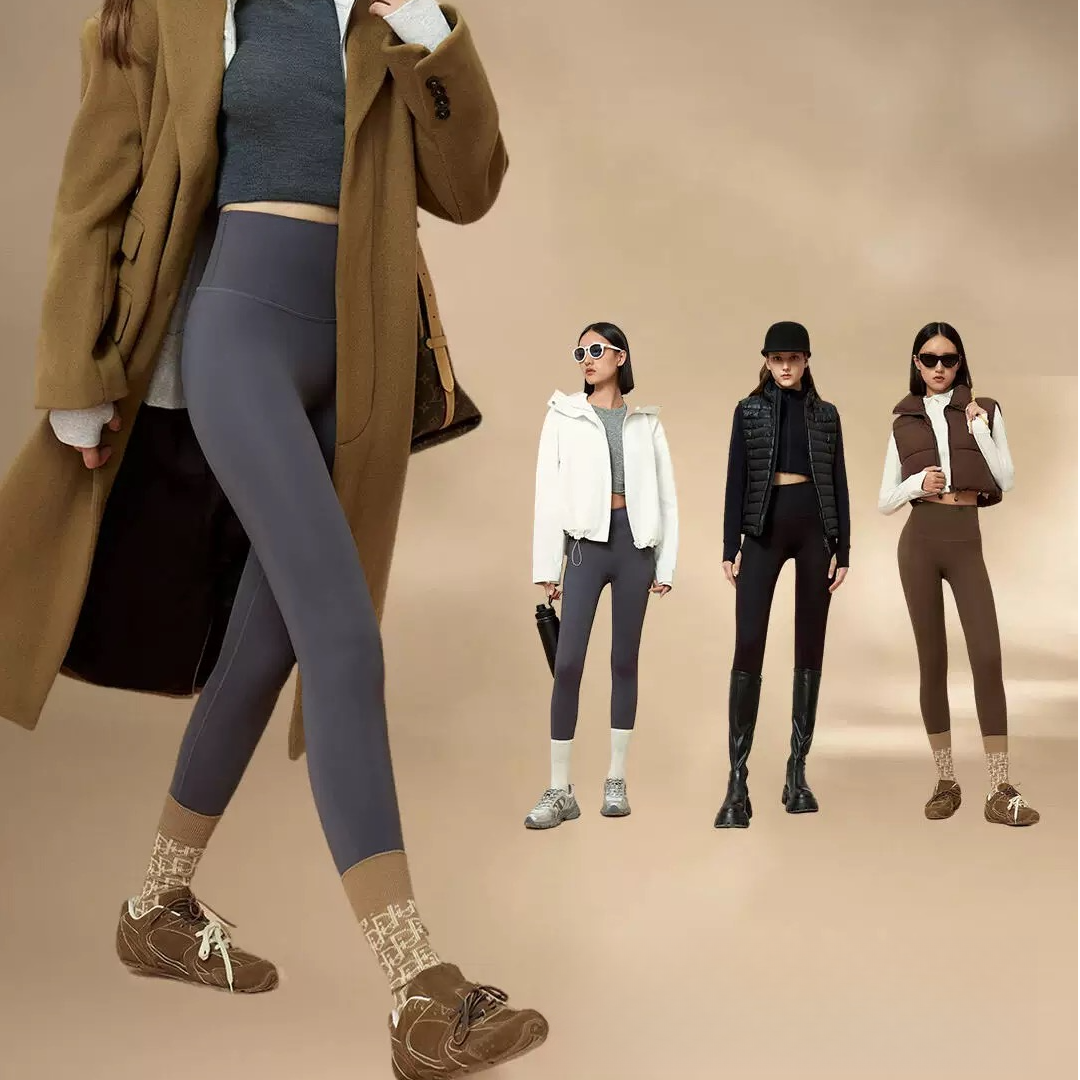 【M白标鲨鱼裤】原包装-无尴尬线品牌三重热能加绒外穿鲨鱼裤