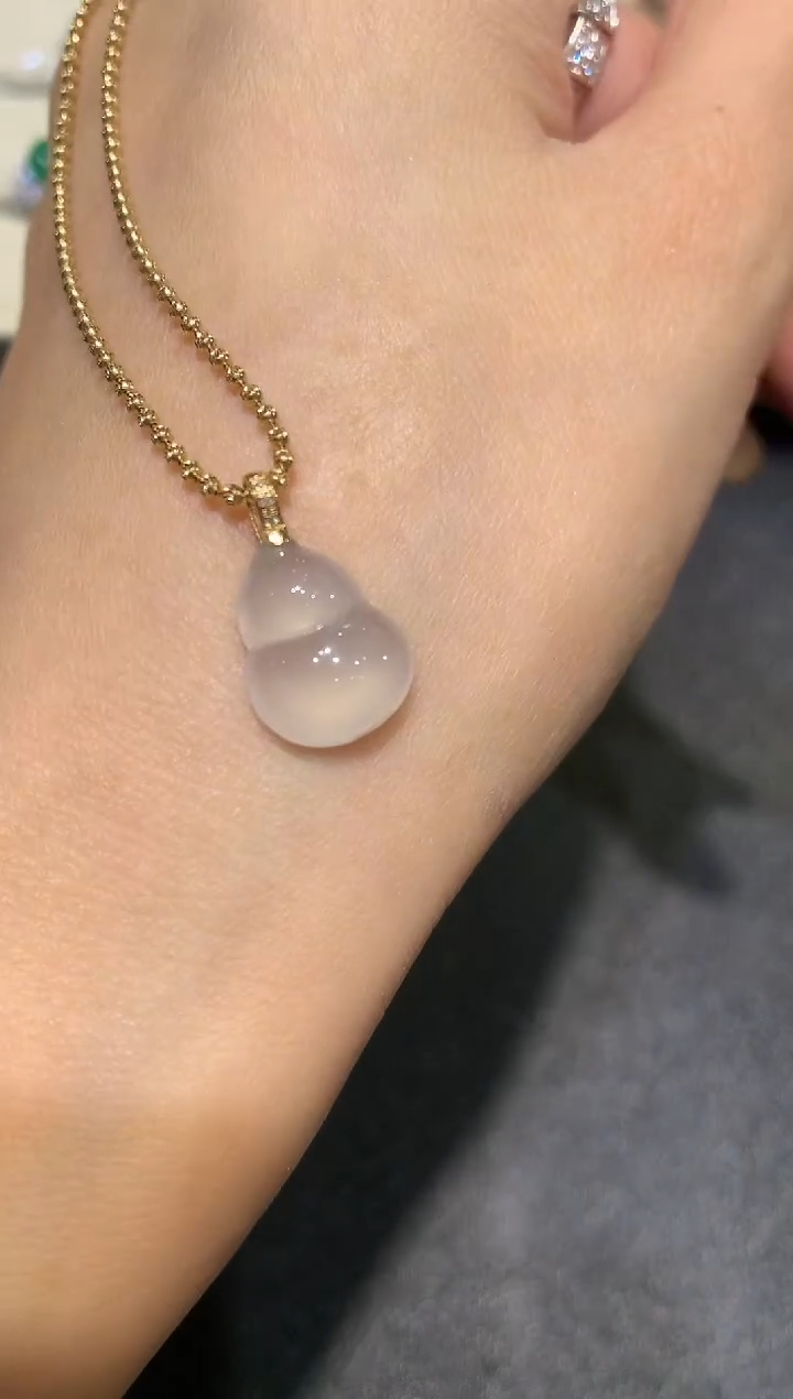 【闪购商品】翡翠吊坠(不含链)18K金镶嵌a12多样性一件发货