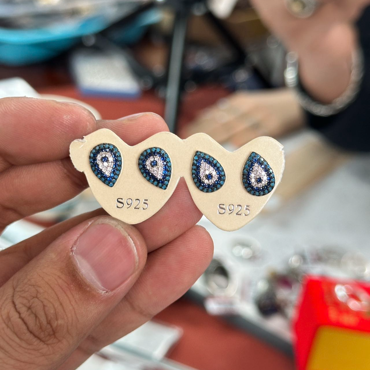 925银耳饰 爱敏纯银首饰耳钉