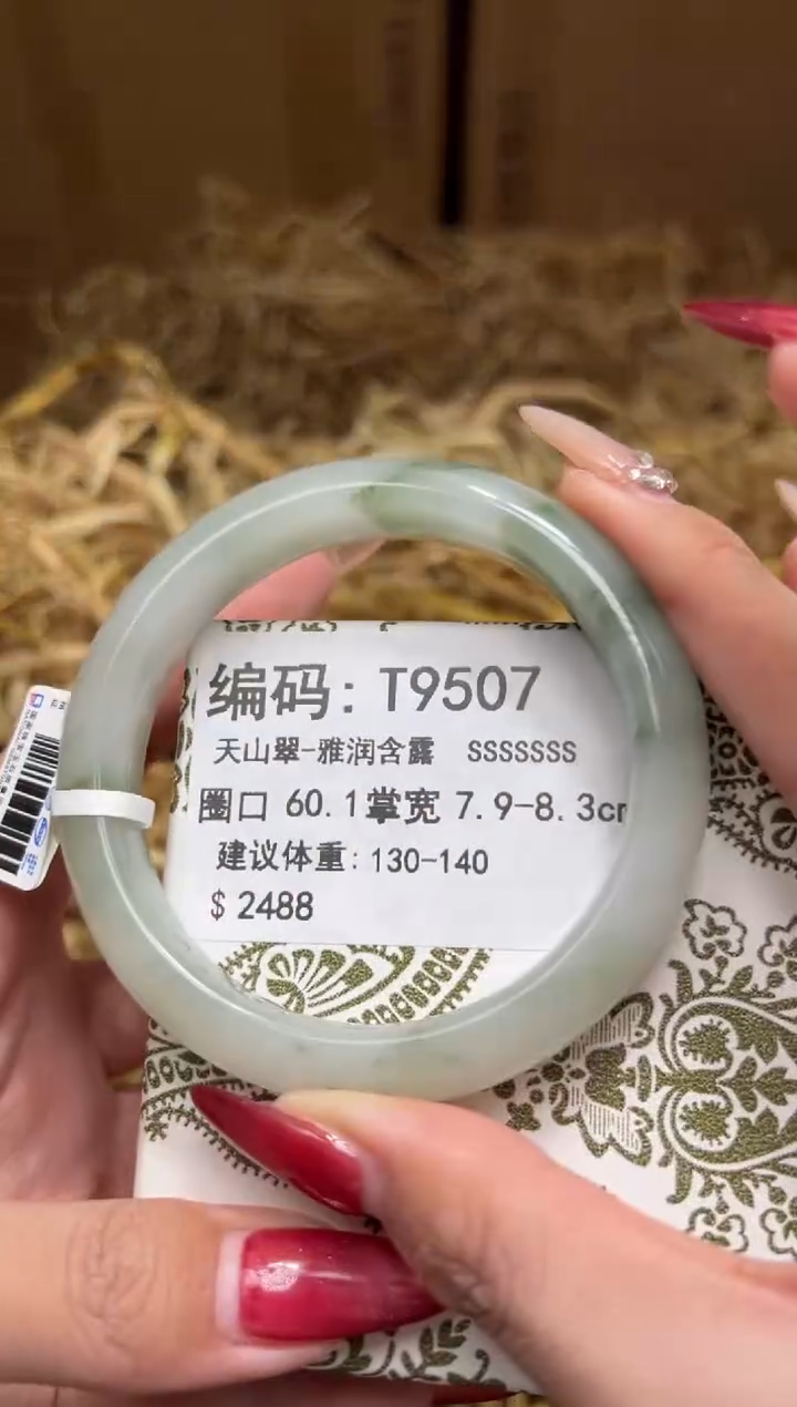 未镶嵌手镯石英质玉T9507