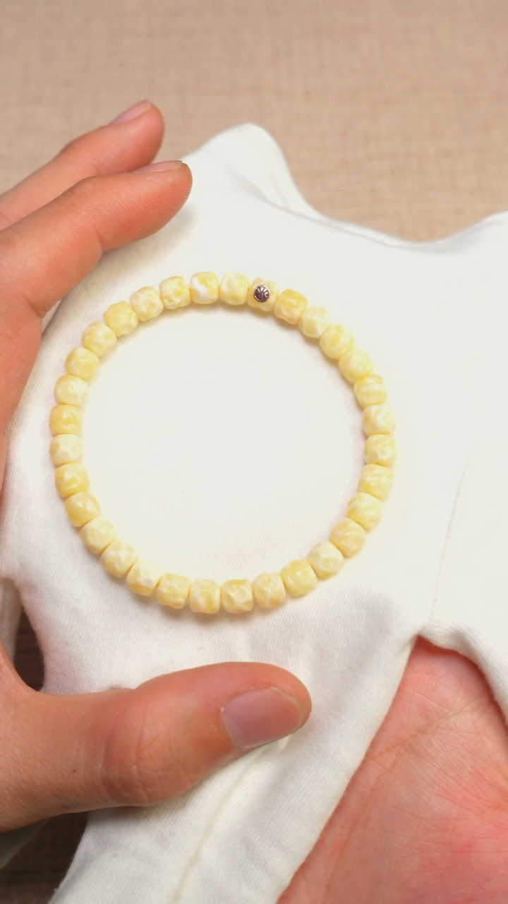 【闪购商品】蜜蜡手链未镶嵌2378/蜜蜡无相紫金单圈