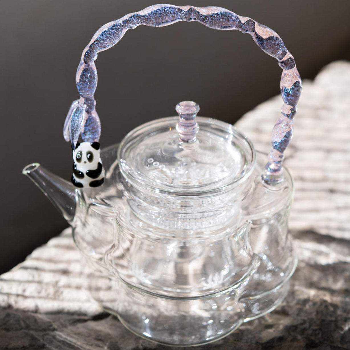 【静姐小院】熊有成竹壶·粉金