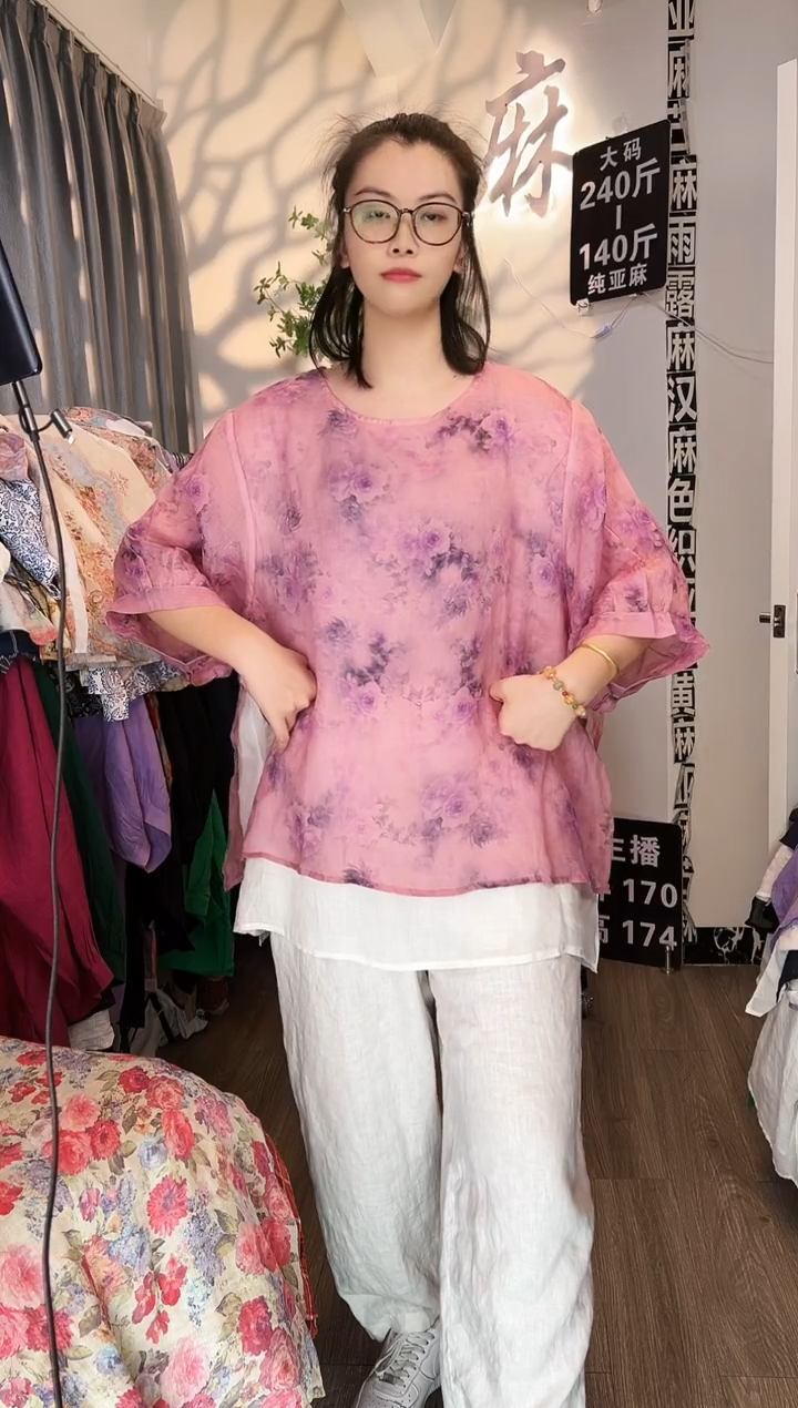 亚麻大码女装系列。