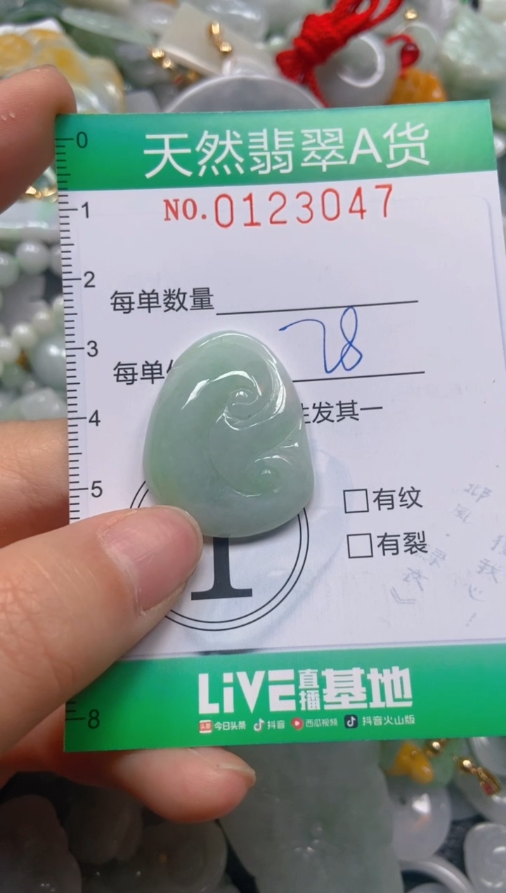 翡翠未镶嵌颈饰闪购0123047