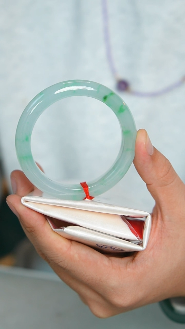 【闪购商品】翡翠手镯未镶嵌44号-56正圈/G/2