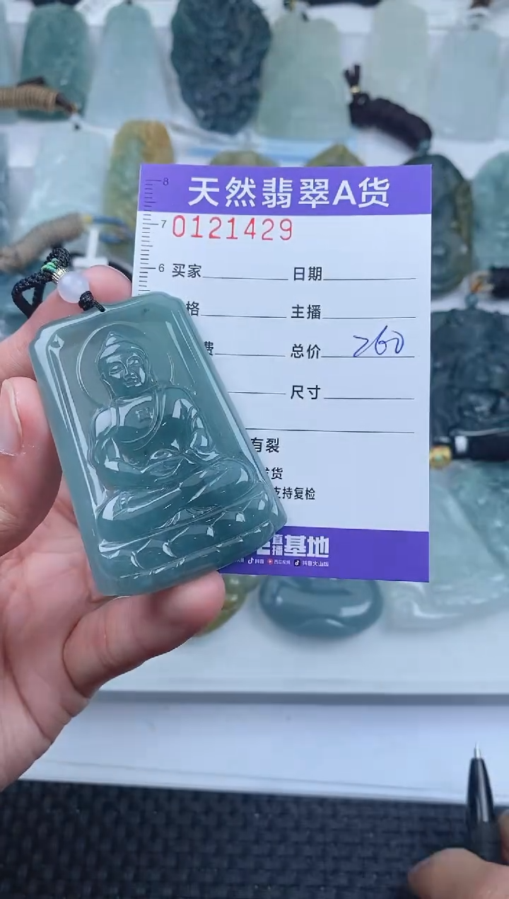 【闪购商品】翡翠颈饰未镶嵌        429