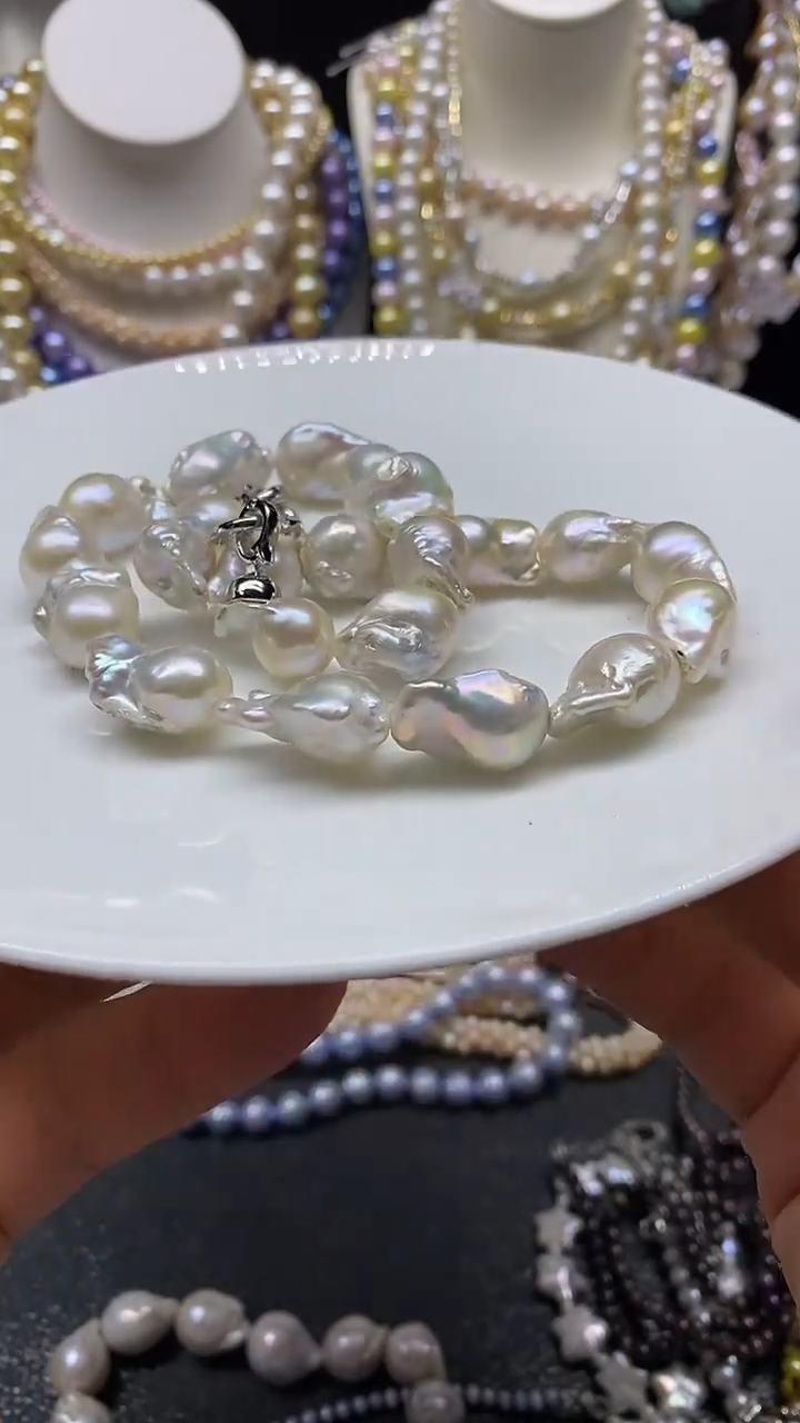 颈饰未镶嵌淡水珍珠多人