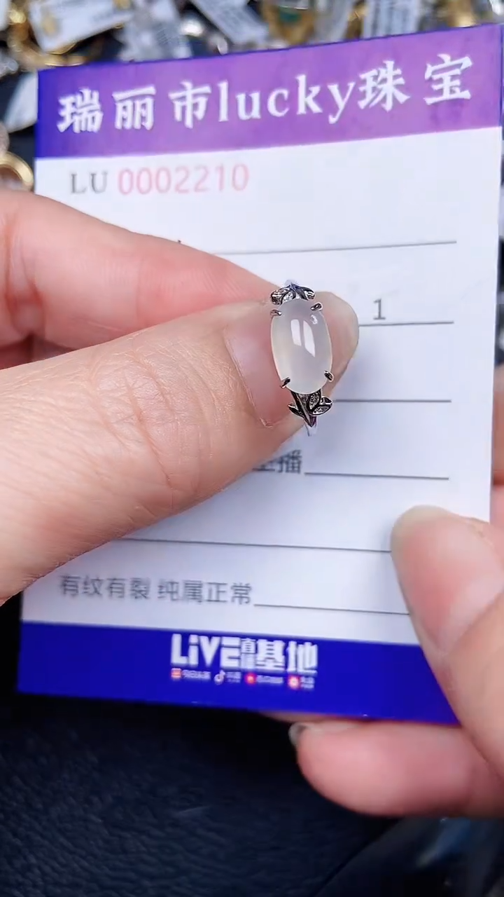 颈饰银S925镶嵌翡翠2210