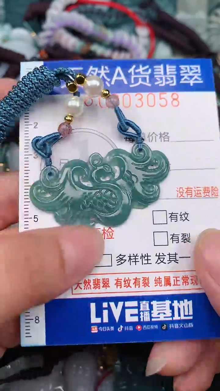 翡翠未镶嵌颈饰...0003058