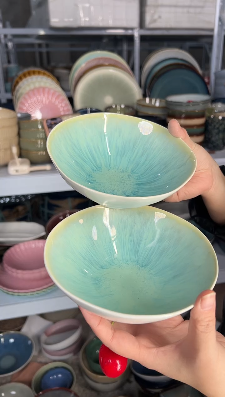 陶瓷外贸尾货瑕疵满20包邮X2米饭碗