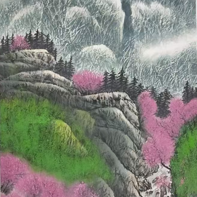 国画四尺整张-武夷春韵