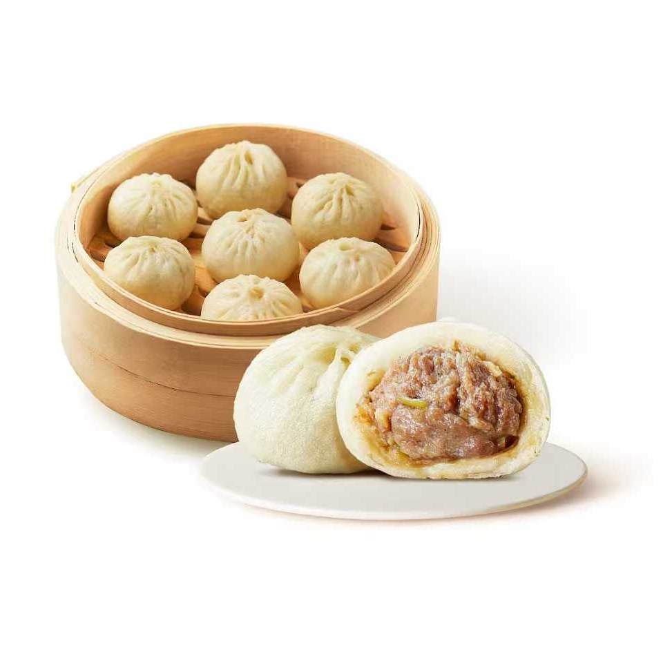 天津特色美食瑞年鲜肉/酱肉小笼包子健康美味营养早餐
