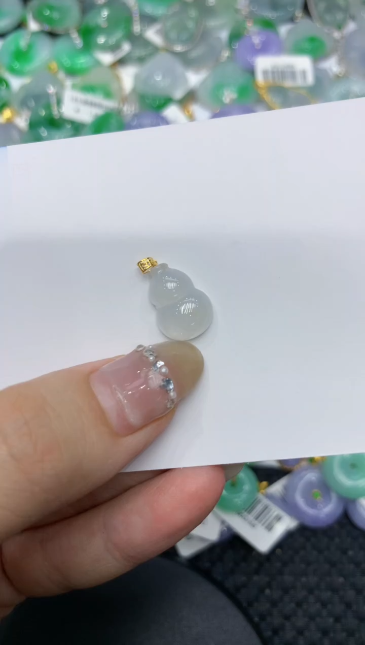 【闪购商品】翡翠颈饰18K金镶嵌222222222