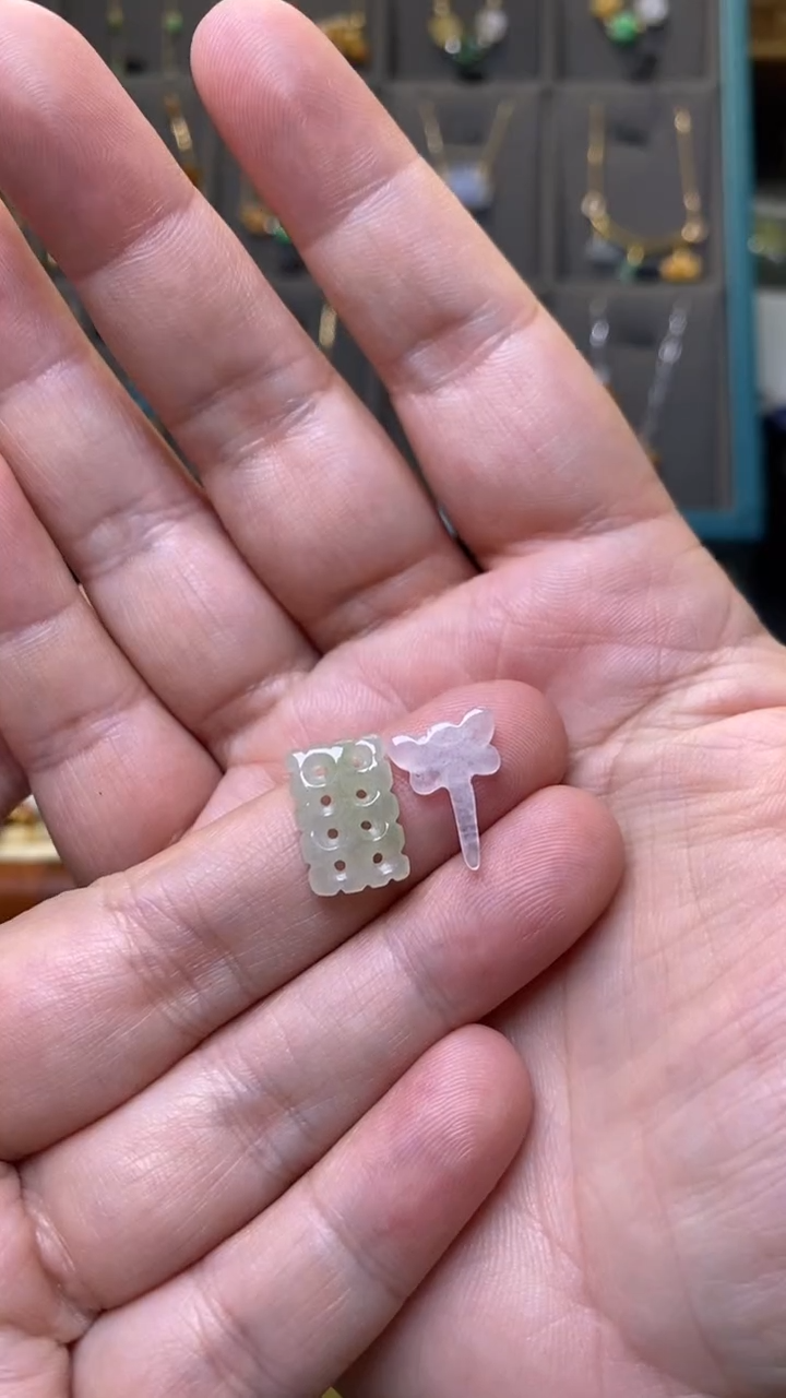 颈饰未镶嵌翡翠净货36225