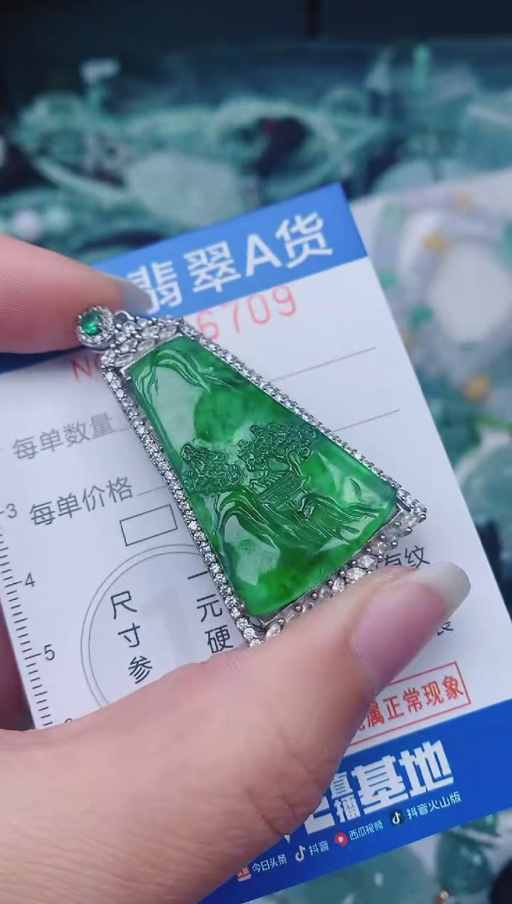 颈饰未镶嵌翡翠00006709