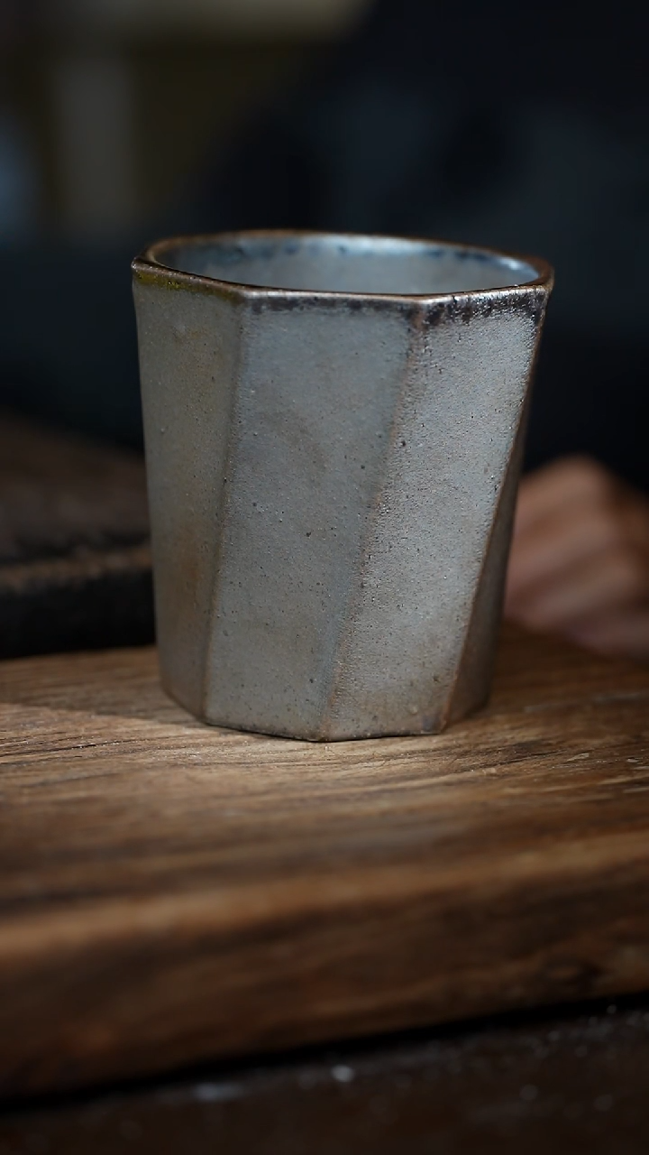 禅寂举**铁浪鬼柴烧-竞价不退换花盆