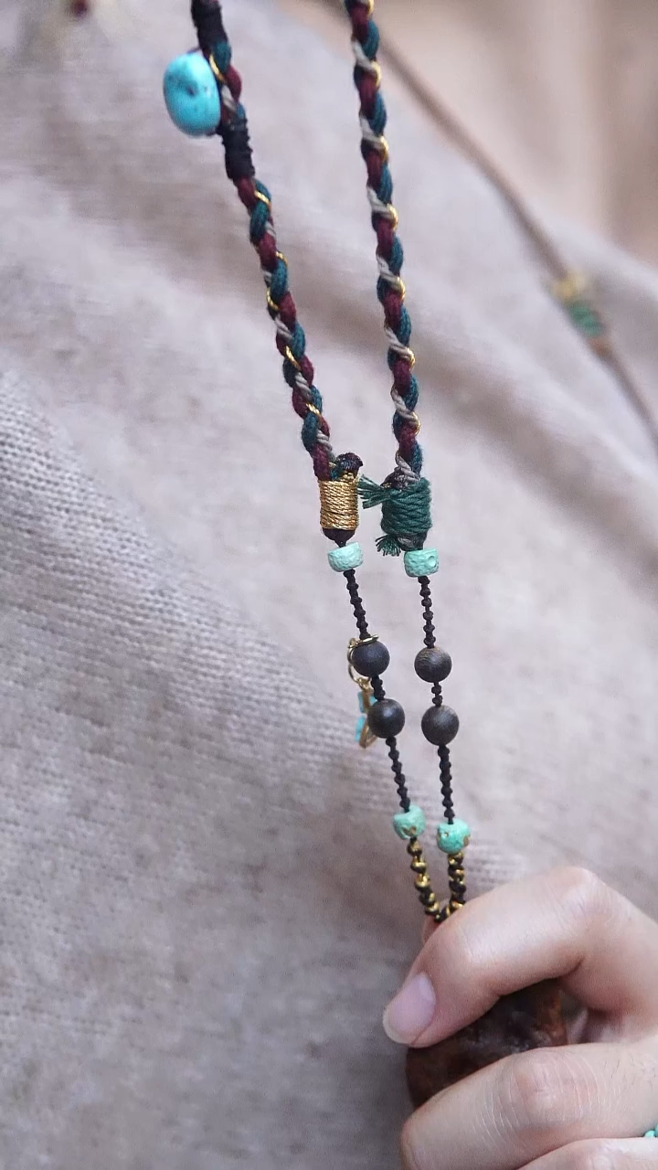 琥珀颈饰未镶嵌心*蜜蜡吊坠