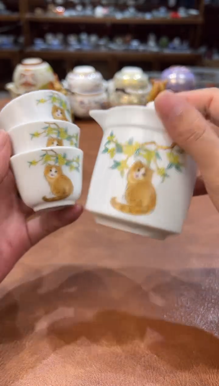真的很便宜会开片的旅行茶具·1