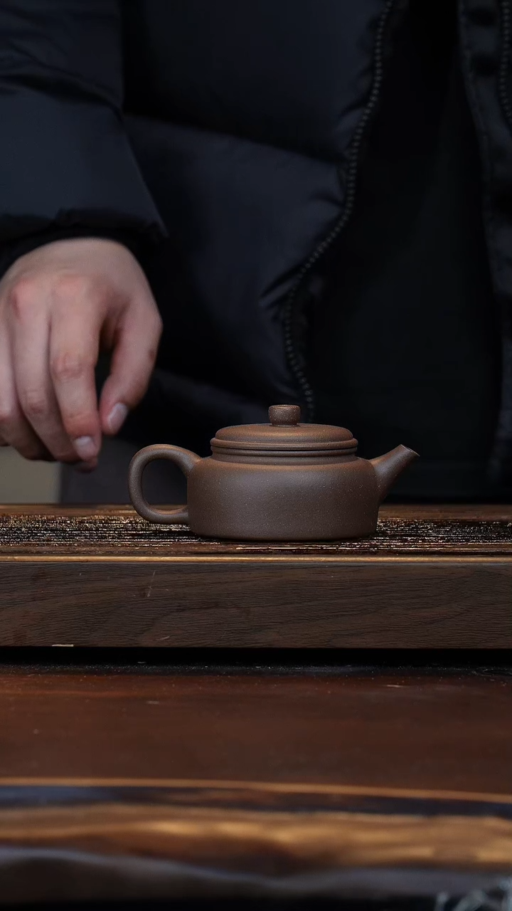 【闪购商品】紫砂茶壶自营青灰紫泥矮德钟