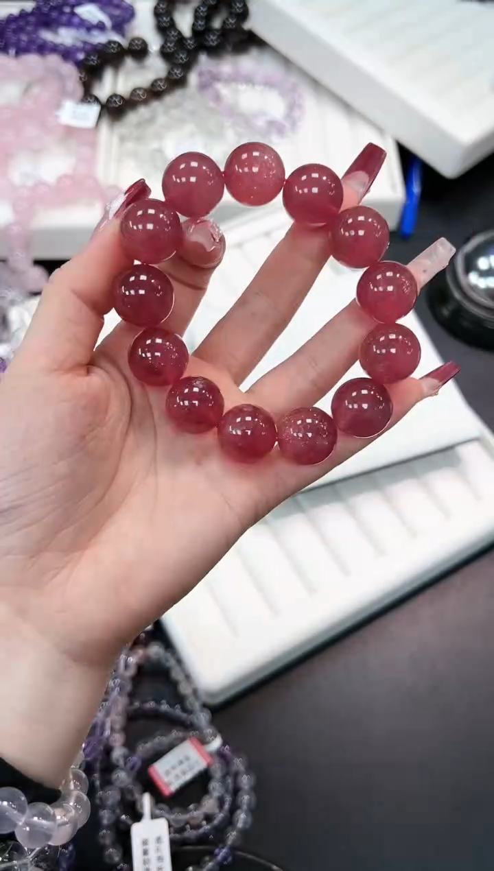 【闪购商品】水晶手串未镶嵌7e多样性发其一/1条默认微瑕