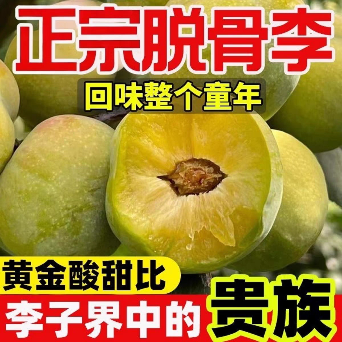 正宗贵州脱骨青脆李脆甜多汁带箱5斤新鲜应季水果
