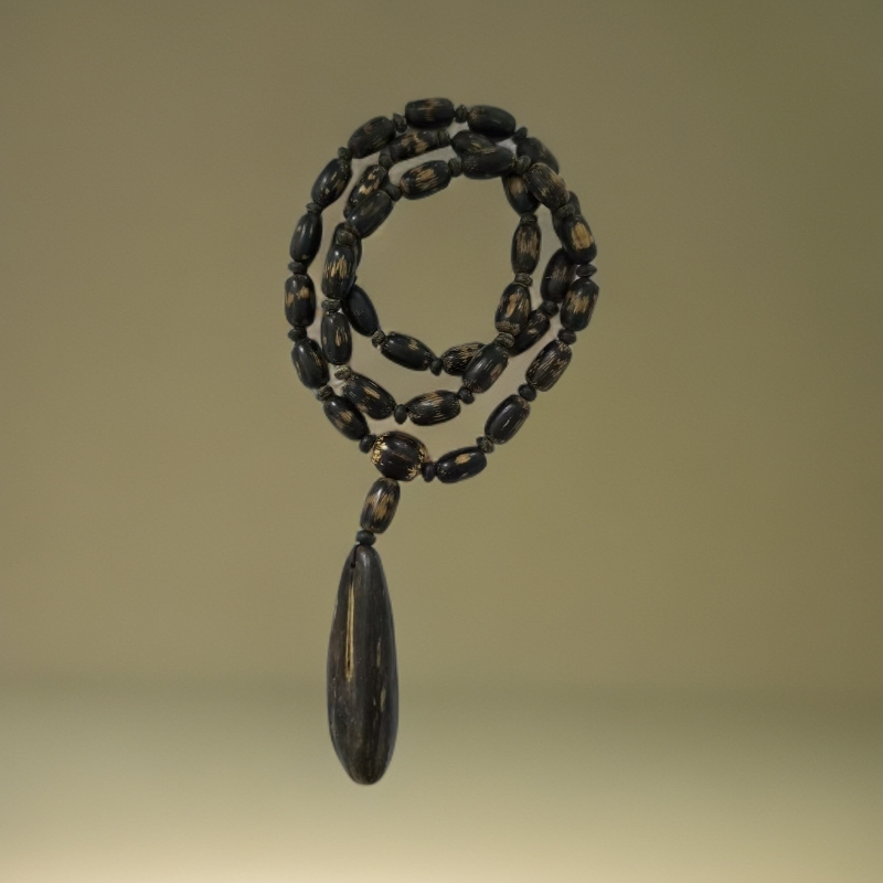 [清清]雪山重楼药根料项链A158