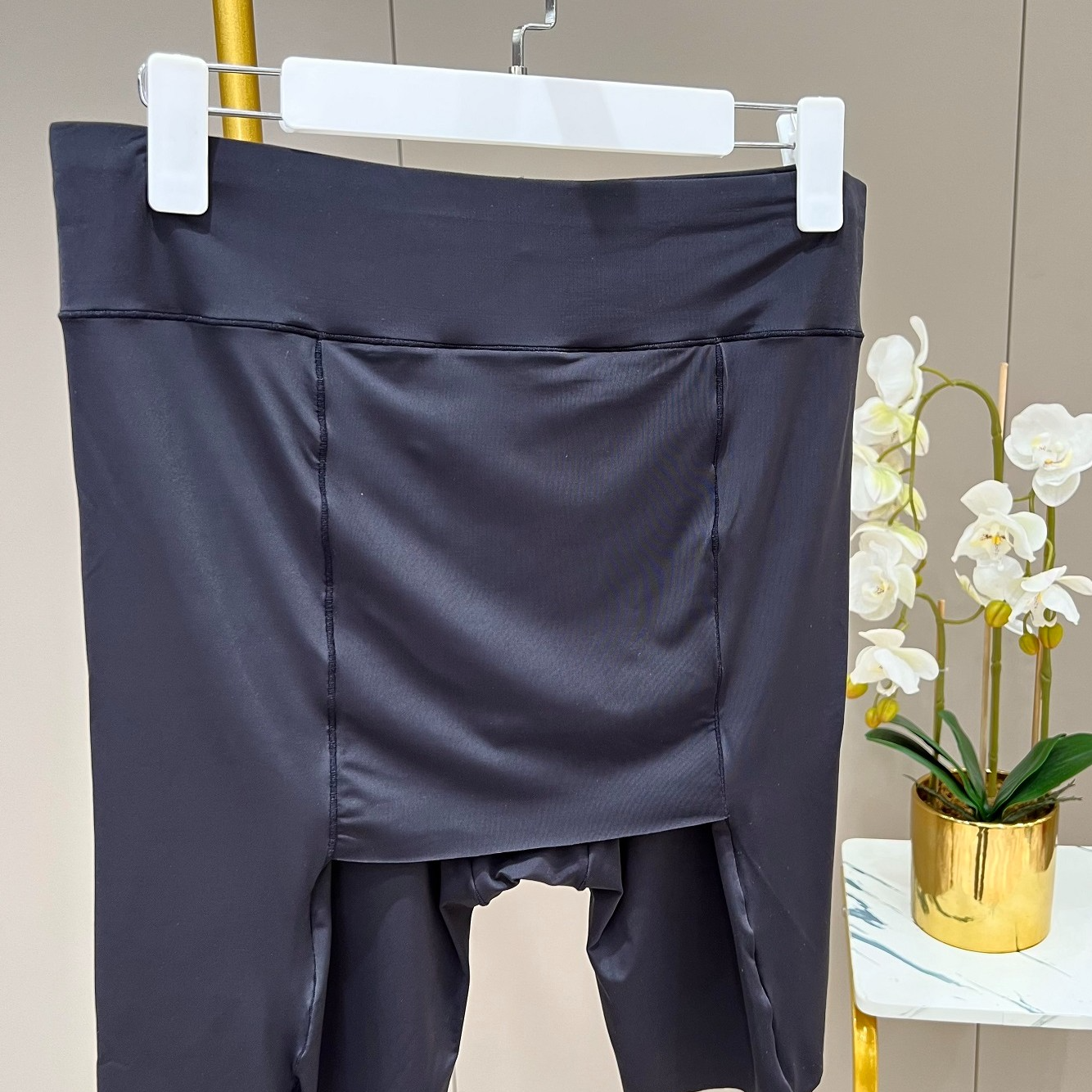 【苹果现货清清】39032夏季舒适高弹高腰显瘦打底小裤子大码女装