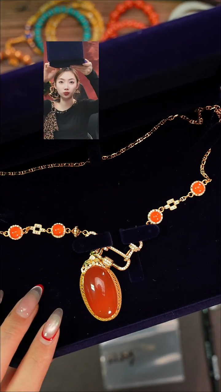 未镶嵌1南红玛瑙阳*7遇见文玩品质回血