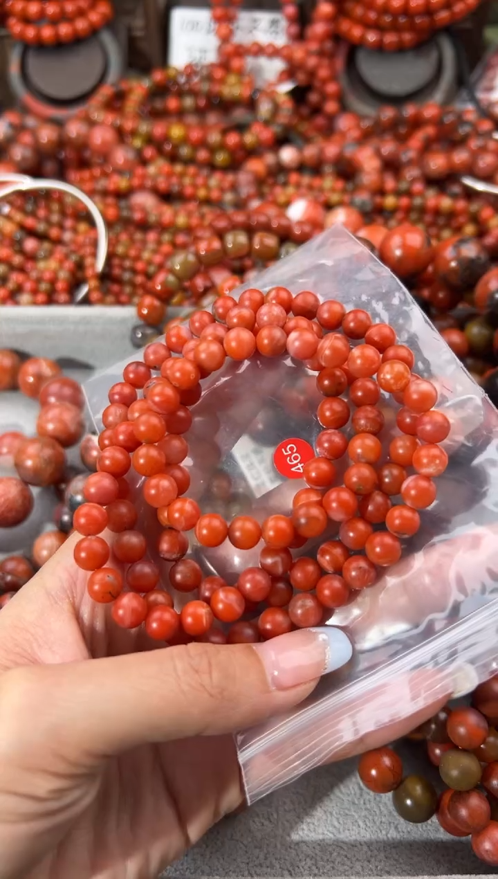 未镶嵌手串南红玛瑙7+