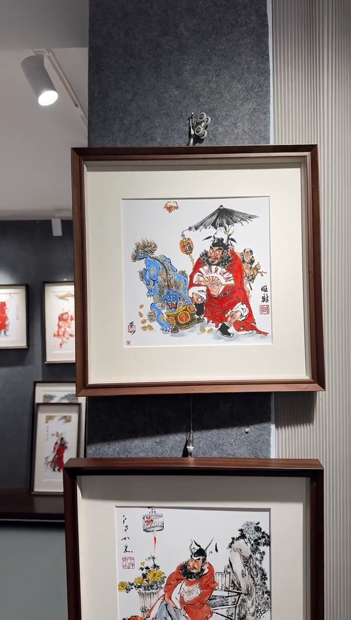 国画东****9牛百川老师手绘48*48现画一物一拍