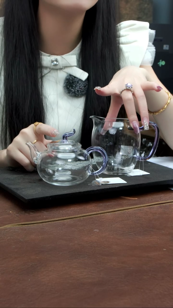 丰登壶+珑然茶海 浅紫色