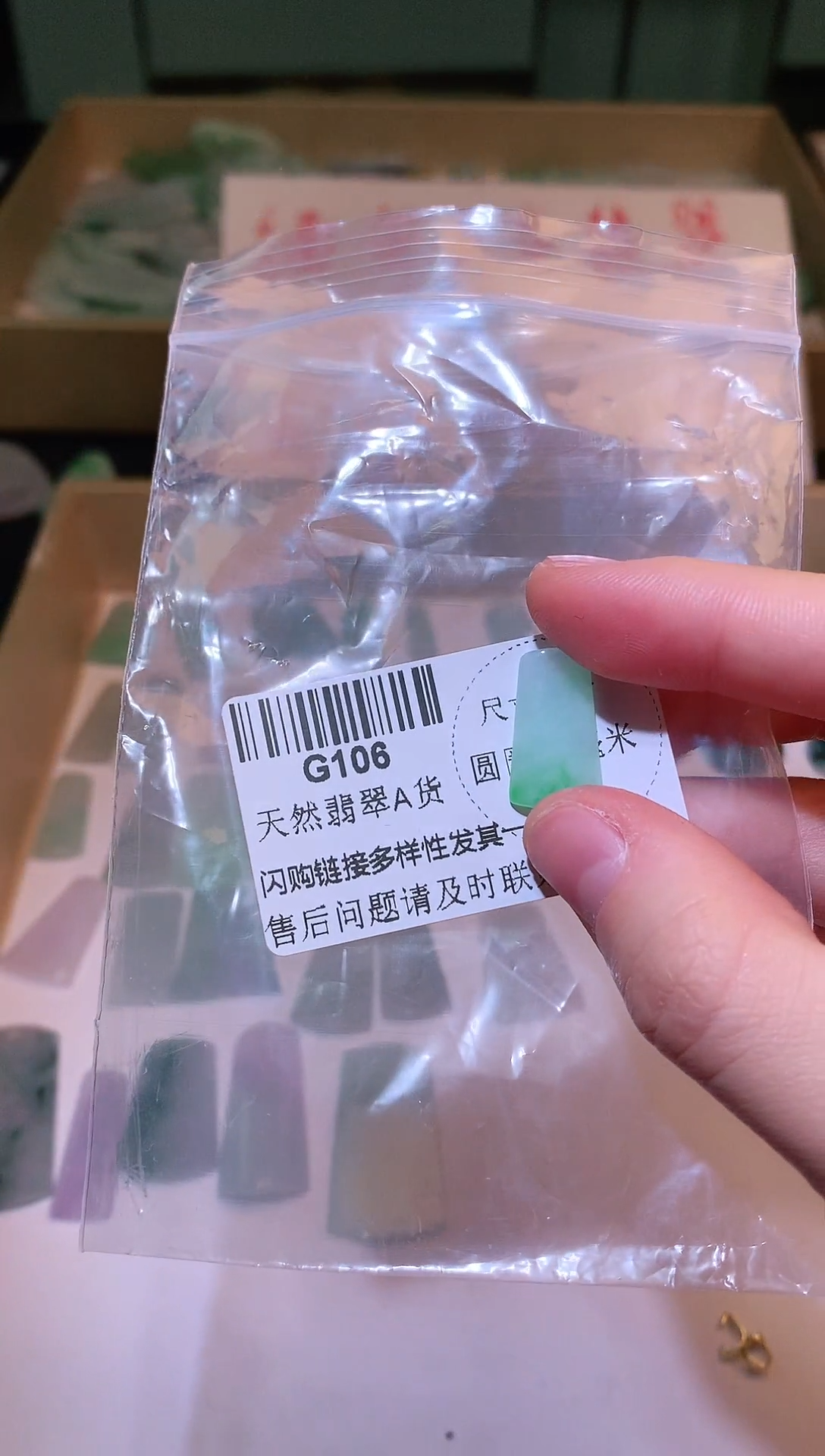 【闪购商品】翡翠颈饰未镶嵌精美翡翠G106