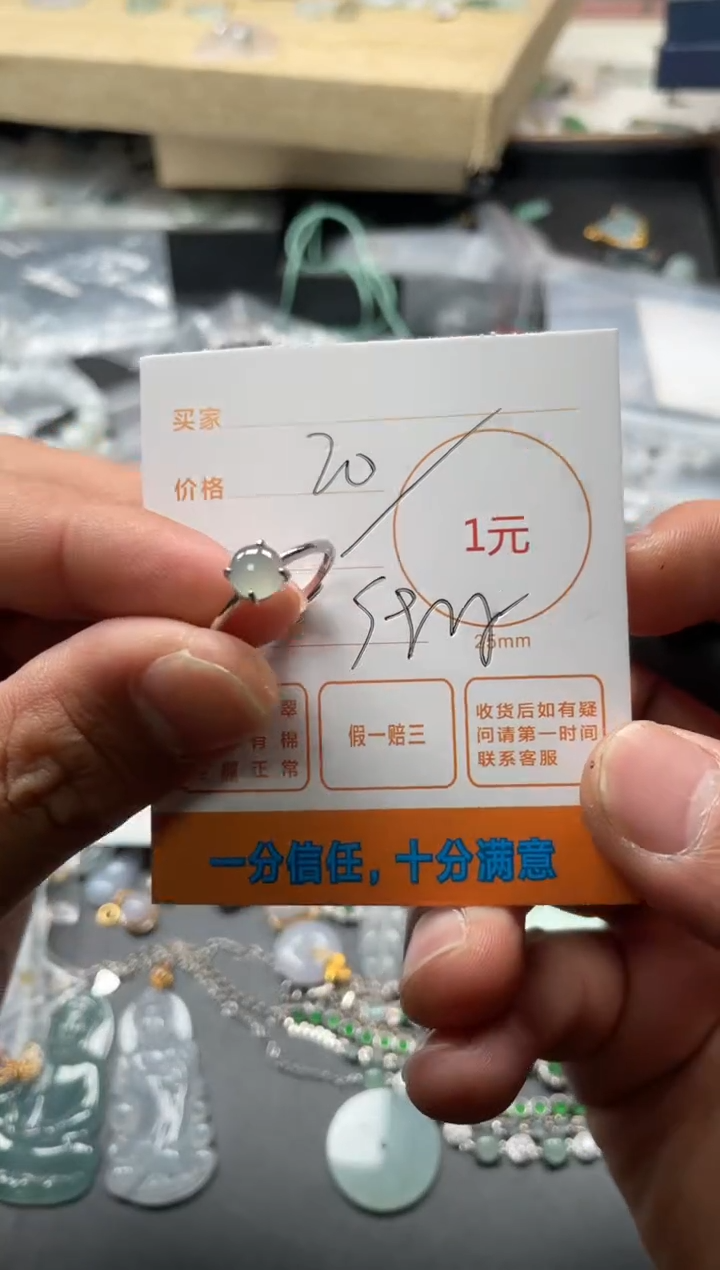 颈饰未镶嵌翡翠挂件