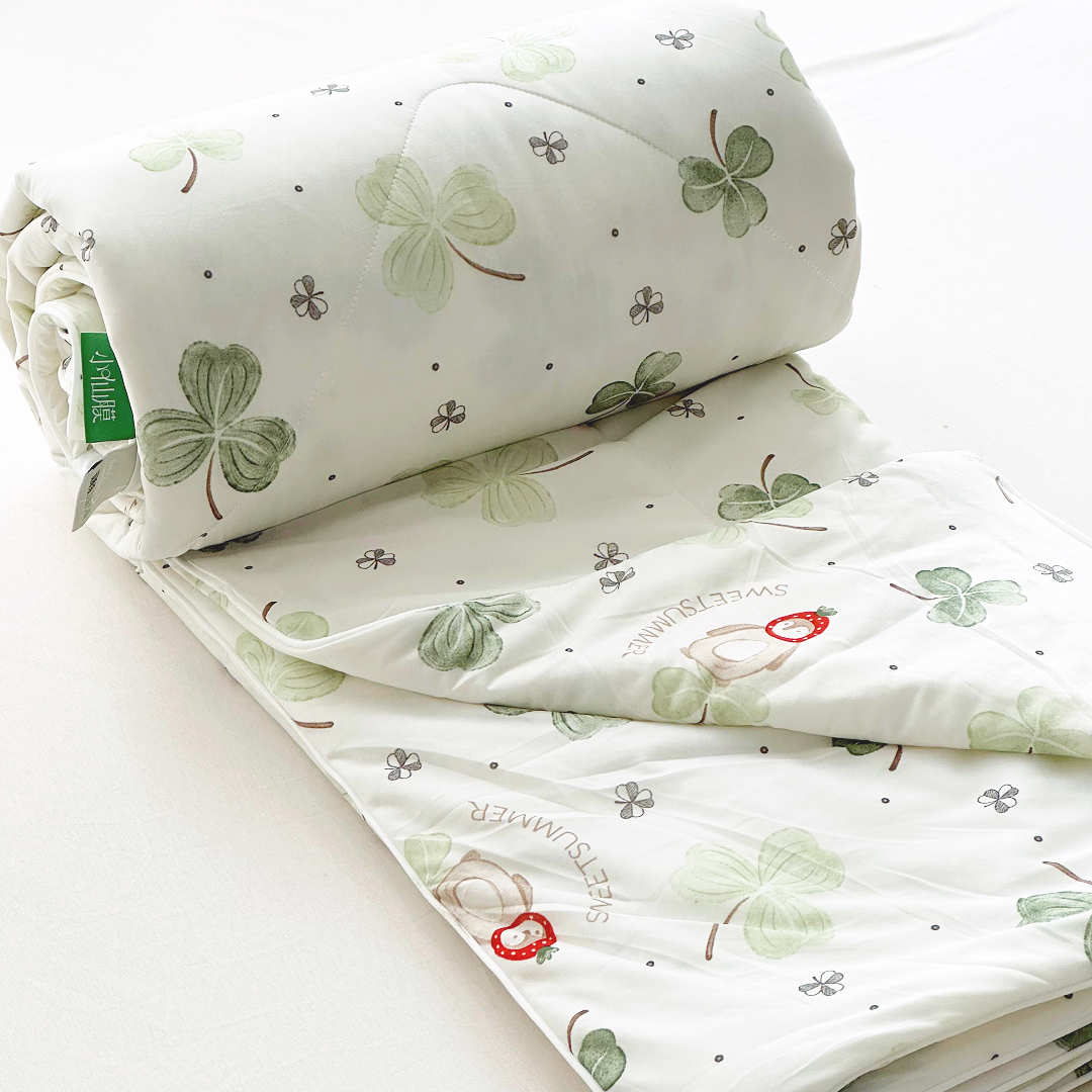 专享【京かわ会社】夏日凉感小冰被200*230cm三叶花