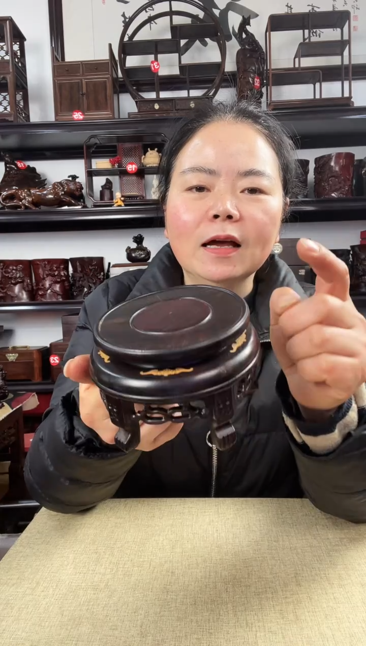 木124瑕疵老李红木工艺品