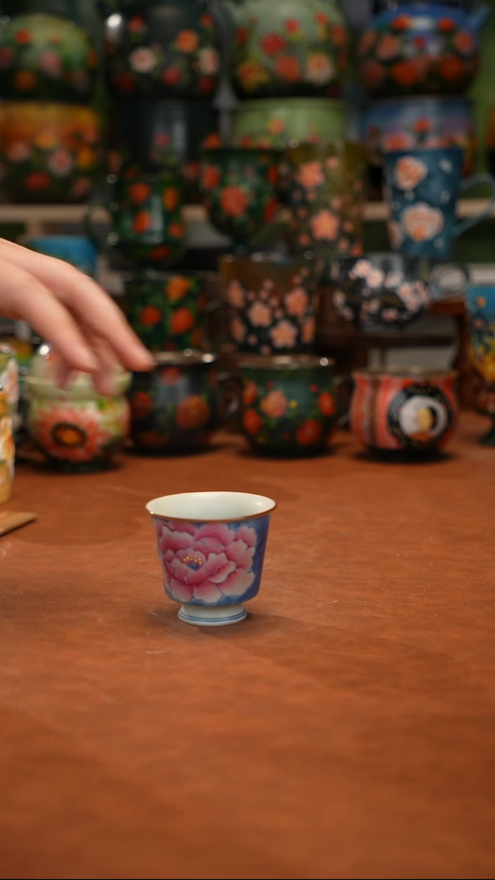 陶瓷油画釉下彩手绘