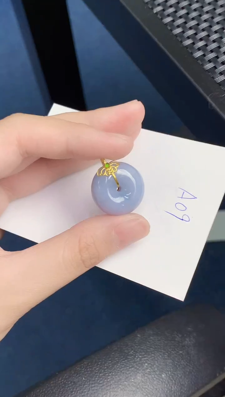 【闪购商品】翡翠颈饰18K金镶嵌000000000