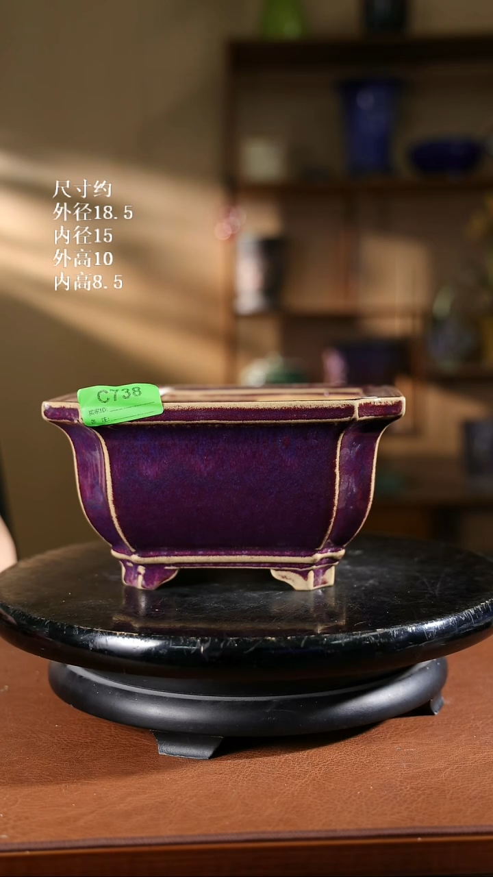 738   7.5寸倭角小兰盆
