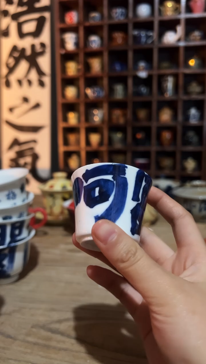 【闪购商品】观云听雨原创手绘茶具