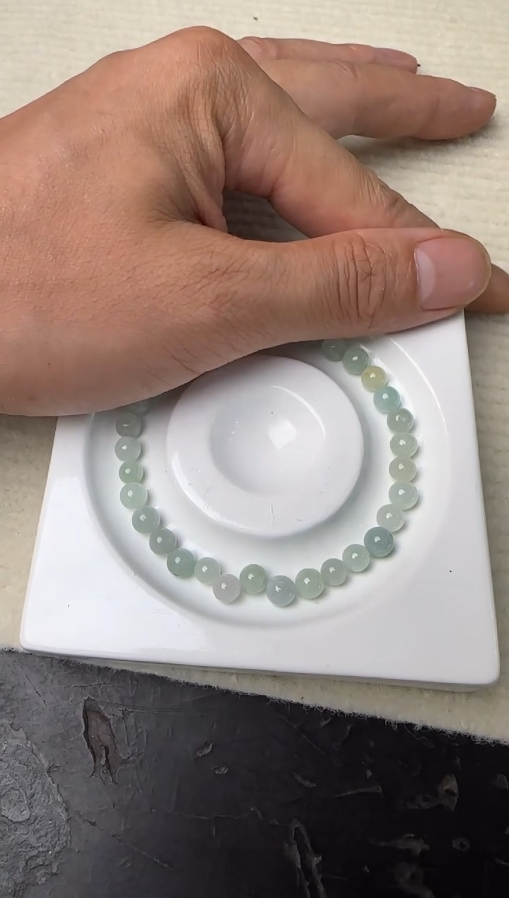 未镶嵌手串翡翠手串