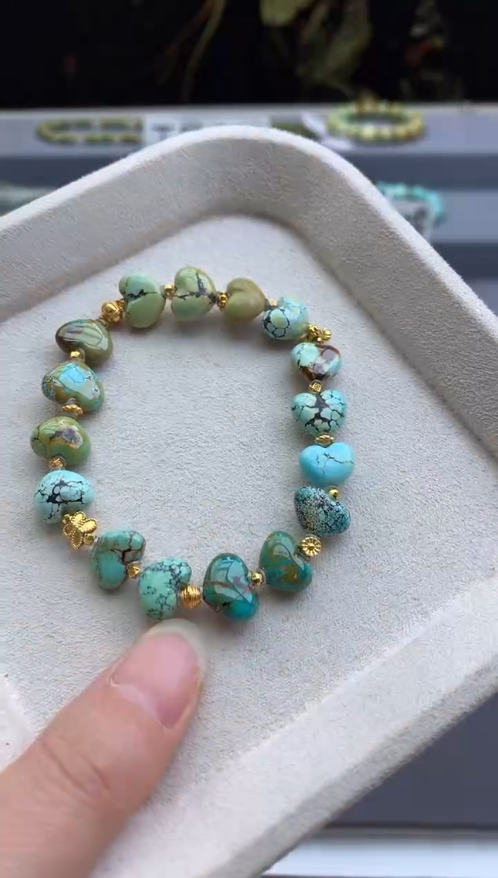 未镶嵌绿松石手串茜.Z70