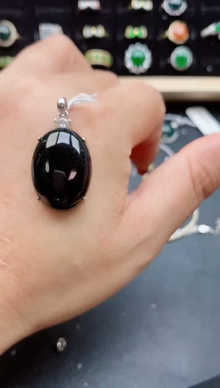 【闪购商品】翡翠颈饰银S925镶嵌121212