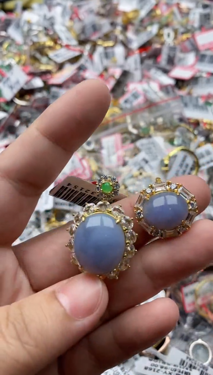 【闪购商品】翡翠戒指银S925镶嵌11111---1